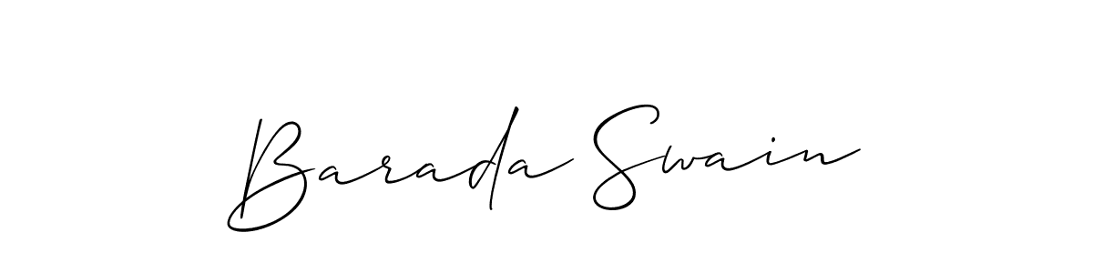 Best and Professional Signature Style for Barada Swain. Allison_Script Best Signature Style Collection. Barada Swain signature style 2 images and pictures png