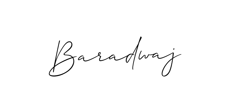 It looks lik you need a new signature style for name Baradwaj. Design unique handwritten (Allison_Script) signature with our free signature maker in just a few clicks. Baradwaj signature style 2 images and pictures png