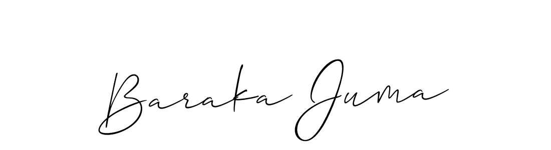 This is the best signature style for the Baraka Juma name. Also you like these signature font (Allison_Script). Mix name signature. Baraka Juma signature style 2 images and pictures png