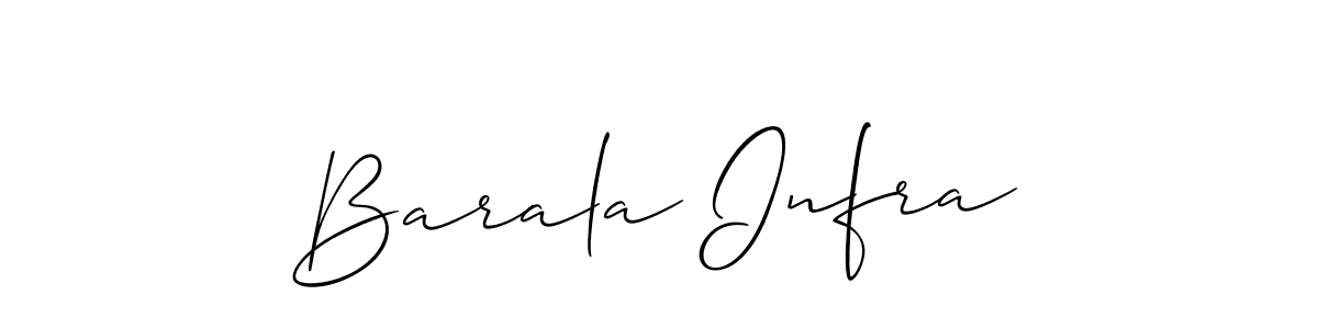 How to Draw Barala Infra signature style? Allison_Script is a latest design signature styles for name Barala Infra. Barala Infra signature style 2 images and pictures png