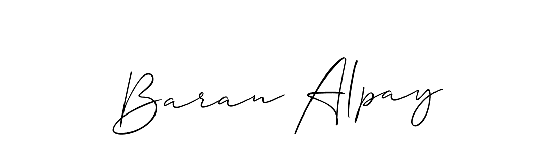 Similarly Allison_Script is the best handwritten signature design. Signature creator online .You can use it as an online autograph creator for name Baran Alpay. Baran Alpay signature style 2 images and pictures png