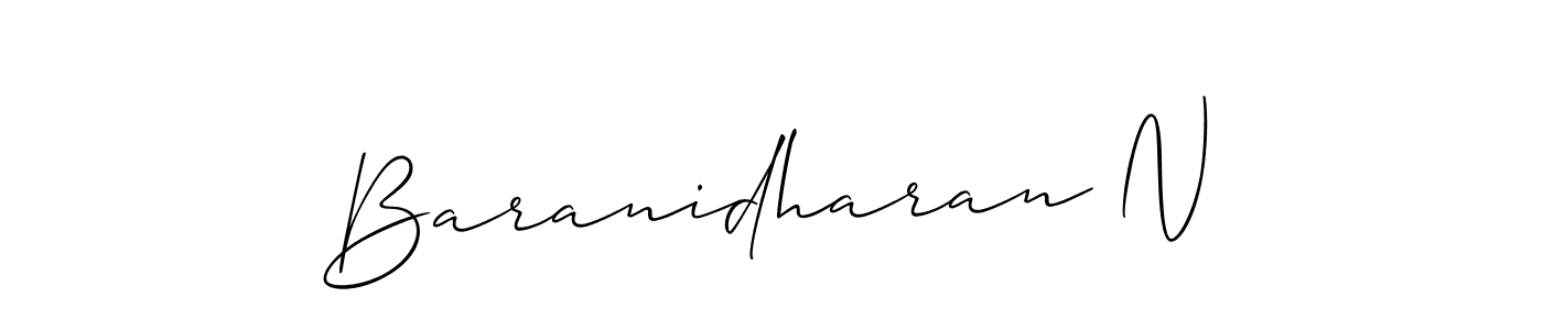 This is the best signature style for the Baranidharan N name. Also you like these signature font (Allison_Script). Mix name signature. Baranidharan N signature style 2 images and pictures png
