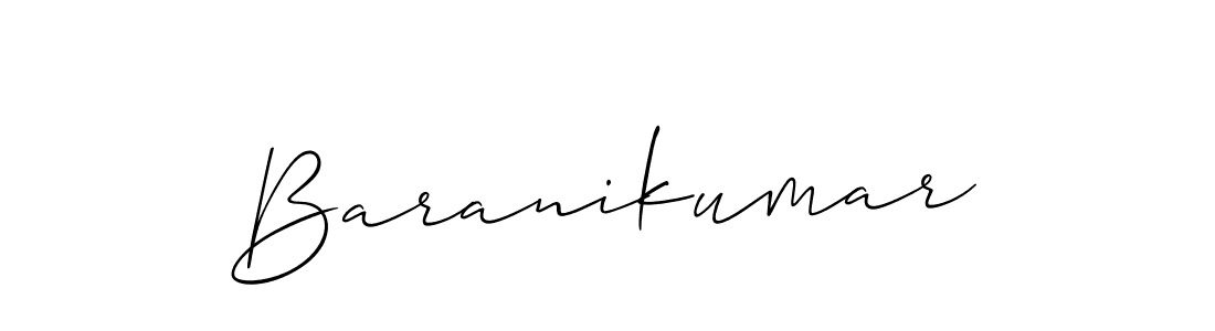 Also You can easily find your signature by using the search form. We will create Baranikumar name handwritten signature images for you free of cost using Allison_Script sign style. Baranikumar signature style 2 images and pictures png