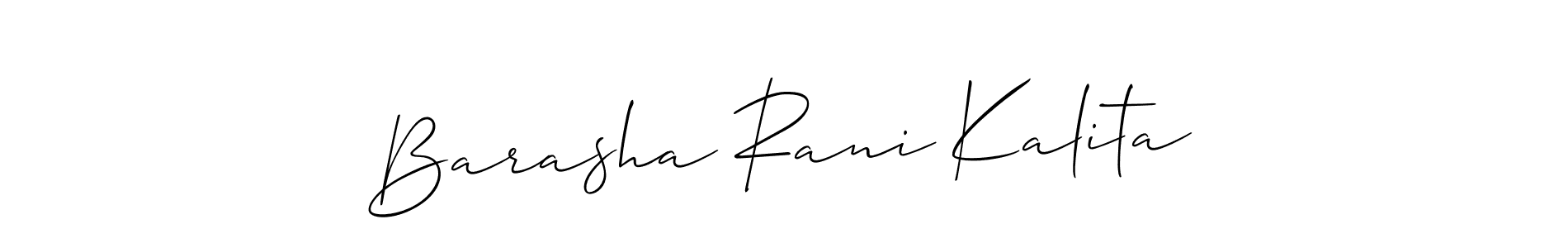 You can use this online signature creator to create a handwritten signature for the name Barasha Rani Kalita. This is the best online autograph maker. Barasha Rani Kalita signature style 2 images and pictures png