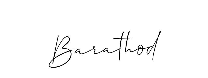 Make a beautiful signature design for name Barathod. Use this online signature maker to create a handwritten signature for free. Barathod signature style 2 images and pictures png