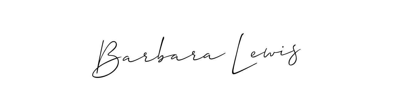 How to make Barbara Lewis signature? Allison_Script is a professional autograph style. Create handwritten signature for Barbara Lewis name. Barbara Lewis signature style 2 images and pictures png