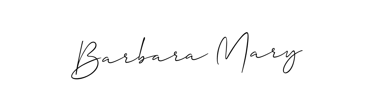 How to Draw Barbara Mary signature style? Allison_Script is a latest design signature styles for name Barbara Mary. Barbara Mary signature style 2 images and pictures png