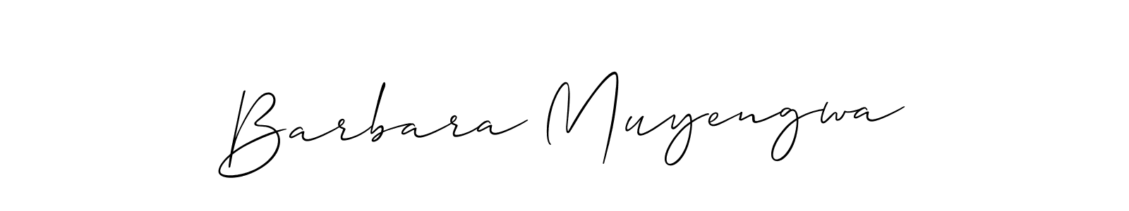 Once you've used our free online signature maker to create your best signature Allison_Script style, it's time to enjoy all of the benefits that Barbara Muyengwa name signing documents. Barbara Muyengwa signature style 2 images and pictures png