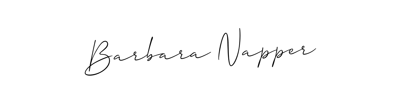 Make a short Barbara Napper signature style. Manage your documents anywhere anytime using Allison_Script. Create and add eSignatures, submit forms, share and send files easily. Barbara Napper signature style 2 images and pictures png