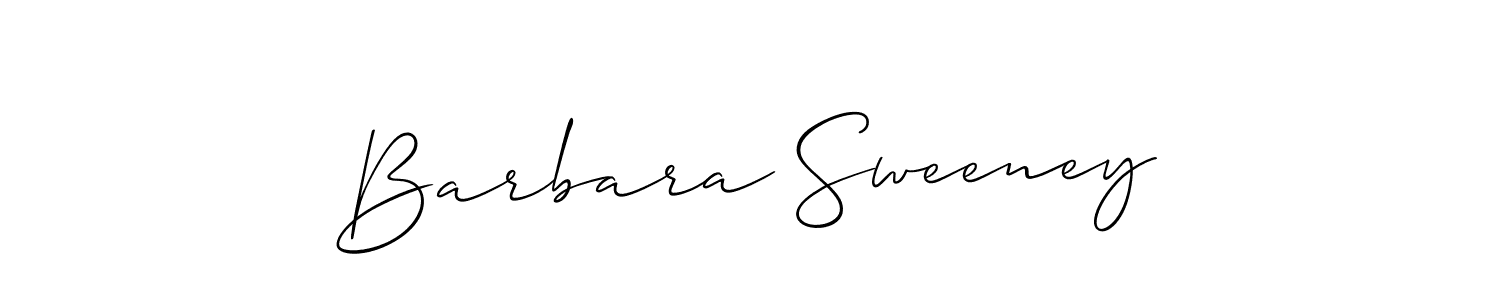 if you are searching for the best signature style for your name Barbara Sweeney. so please give up your signature search. here we have designed multiple signature styles  using Allison_Script. Barbara Sweeney signature style 2 images and pictures png