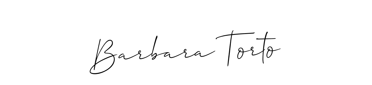 Best and Professional Signature Style for Barbara Torto. Allison_Script Best Signature Style Collection. Barbara Torto signature style 2 images and pictures png