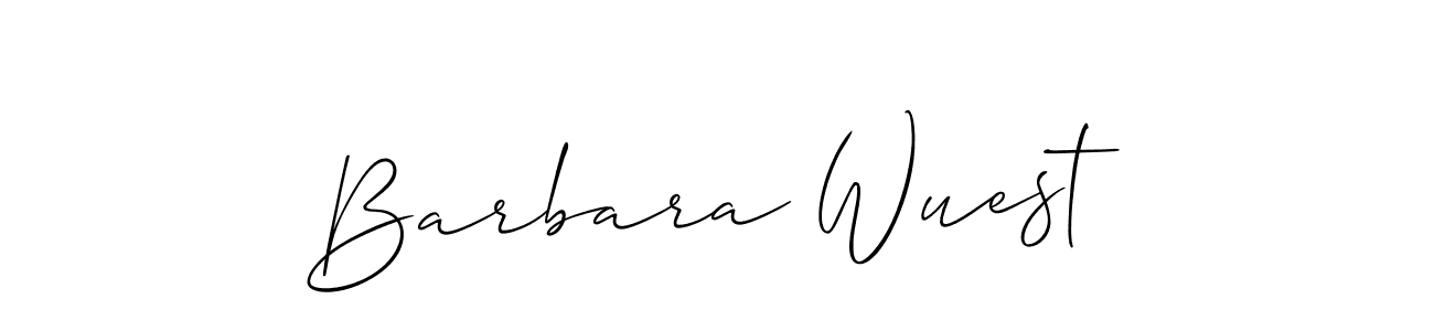 Make a beautiful signature design for name Barbara Wuest. Use this online signature maker to create a handwritten signature for free. Barbara Wuest signature style 2 images and pictures png