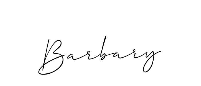 How to make Barbary signature? Allison_Script is a professional autograph style. Create handwritten signature for Barbary name. Barbary signature style 2 images and pictures png