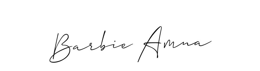 Once you've used our free online signature maker to create your best signature Allison_Script style, it's time to enjoy all of the benefits that Barbie Amna name signing documents. Barbie Amna signature style 2 images and pictures png