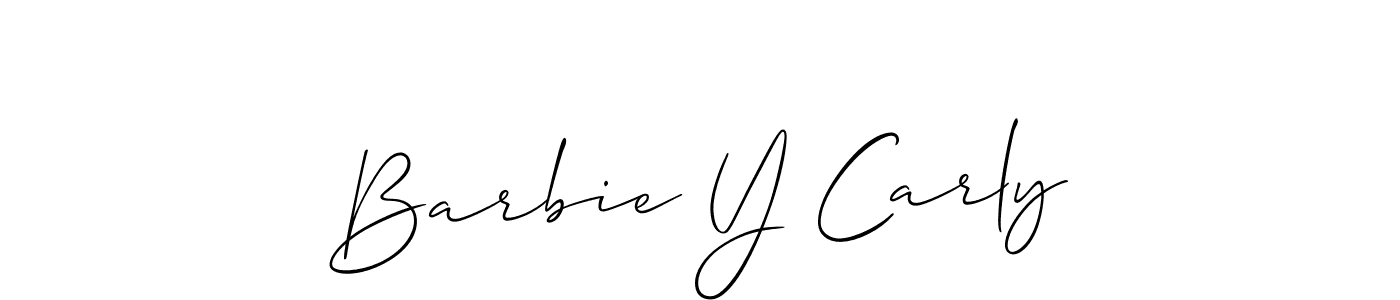 Make a beautiful signature design for name Barbie Y Carly. Use this online signature maker to create a handwritten signature for free. Barbie Y Carly signature style 2 images and pictures png