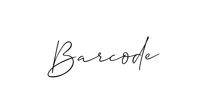 Make a beautiful signature design for name Barcode. With this signature (Allison_Script) style, you can create a handwritten signature for free. Barcode signature style 2 images and pictures png