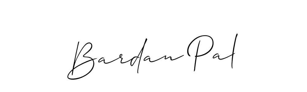 How to make Bardan Pal name signature. Use Allison_Script style for creating short signs online. This is the latest handwritten sign. Bardan Pal signature style 2 images and pictures png