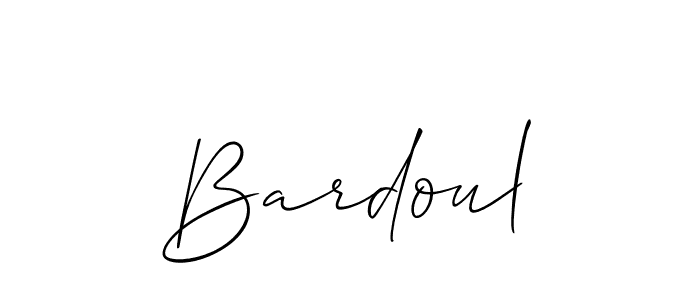 Best and Professional Signature Style for Bardoul. Allison_Script Best Signature Style Collection. Bardoul signature style 2 images and pictures png