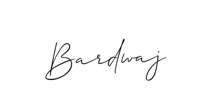 Design your own signature with our free online signature maker. With this signature software, you can create a handwritten (Allison_Script) signature for name Bardwaj. Bardwaj signature style 2 images and pictures png
