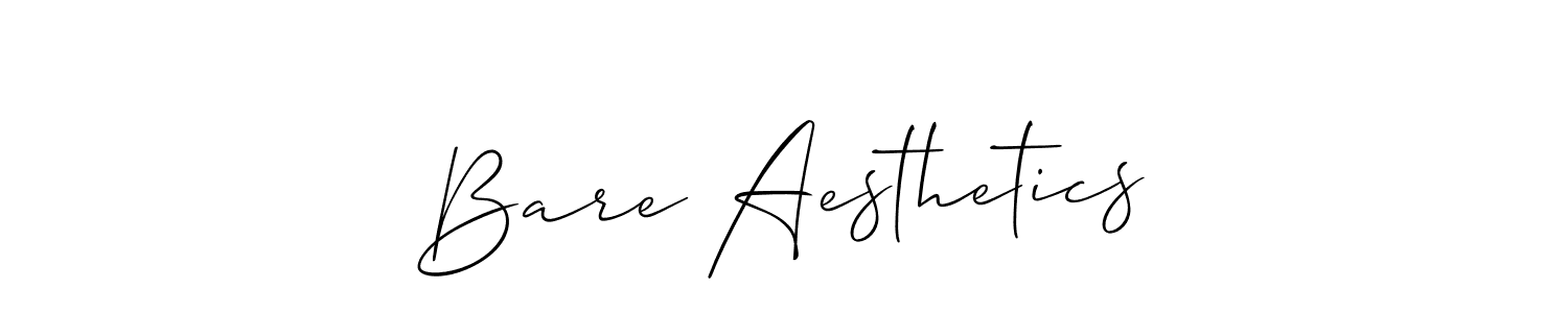 You can use this online signature creator to create a handwritten signature for the name Bare Aesthetics. This is the best online autograph maker. Bare Aesthetics signature style 2 images and pictures png