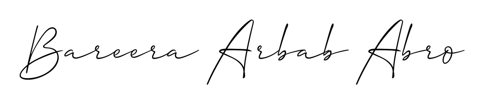 How to Draw Bareera Arbab Abro signature style? Allison_Script is a latest design signature styles for name Bareera Arbab Abro. Bareera Arbab Abro signature style 2 images and pictures png