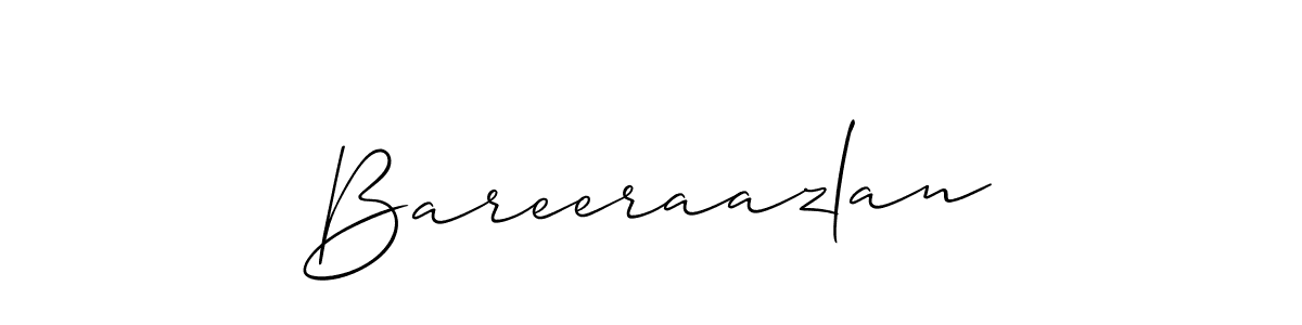 Make a beautiful signature design for name Bareeraazlan. Use this online signature maker to create a handwritten signature for free. Bareeraazlan signature style 2 images and pictures png