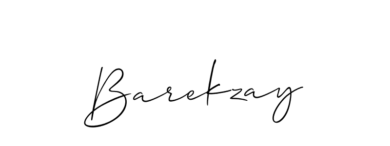 Similarly Allison_Script is the best handwritten signature design. Signature creator online .You can use it as an online autograph creator for name Barekzay. Barekzay signature style 2 images and pictures png