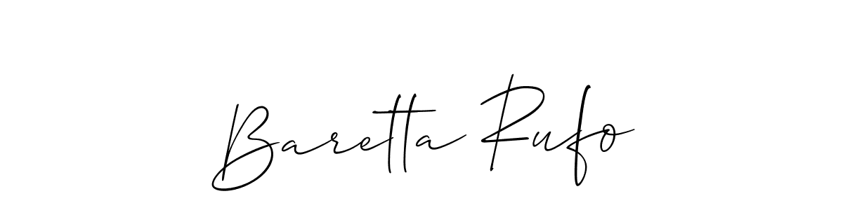 This is the best signature style for the Baretta Rufo name. Also you like these signature font (Allison_Script). Mix name signature. Baretta Rufo signature style 2 images and pictures png