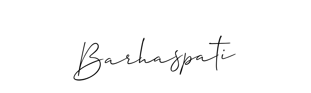 Make a beautiful signature design for name Barhaspati. With this signature (Allison_Script) style, you can create a handwritten signature for free. Barhaspati signature style 2 images and pictures png