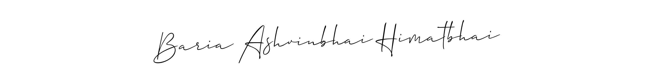 Design your own signature with our free online signature maker. With this signature software, you can create a handwritten (Allison_Script) signature for name Baria Ashvinbhai Himatbhai. Baria Ashvinbhai Himatbhai signature style 2 images and pictures png