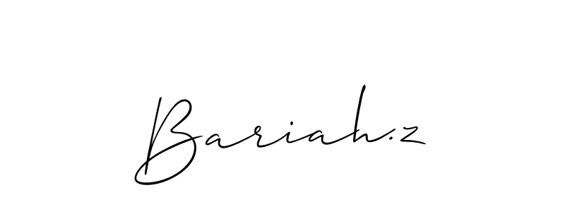 Similarly Allison_Script is the best handwritten signature design. Signature creator online .You can use it as an online autograph creator for name Bariah.z. Bariah.z signature style 2 images and pictures png