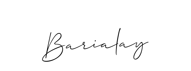 Best and Professional Signature Style for Barialay. Allison_Script Best Signature Style Collection. Barialay signature style 2 images and pictures png