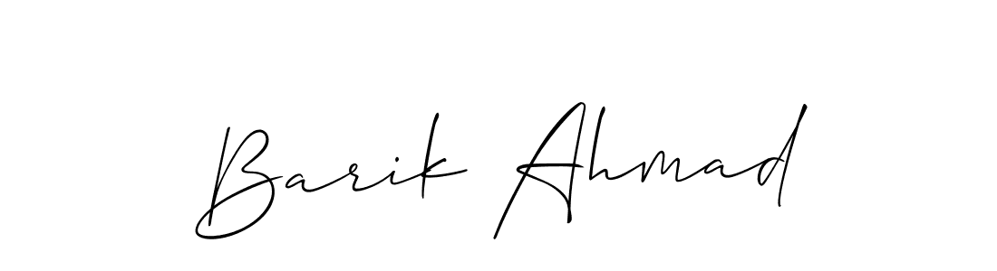You can use this online signature creator to create a handwritten signature for the name Barik Ahmad. This is the best online autograph maker. Barik Ahmad signature style 2 images and pictures png