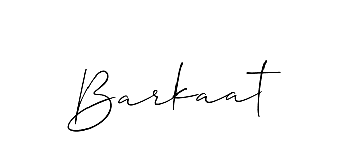 You should practise on your own different ways (Allison_Script) to write your name (Barkaat) in signature. don't let someone else do it for you. Barkaat signature style 2 images and pictures png