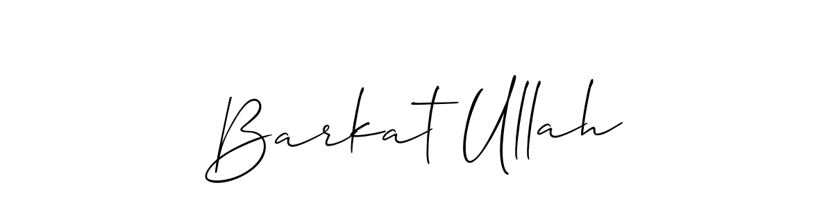 Barkat Ullah stylish signature style. Best Handwritten Sign (Allison_Script) for my name. Handwritten Signature Collection Ideas for my name Barkat Ullah. Barkat Ullah signature style 2 images and pictures png