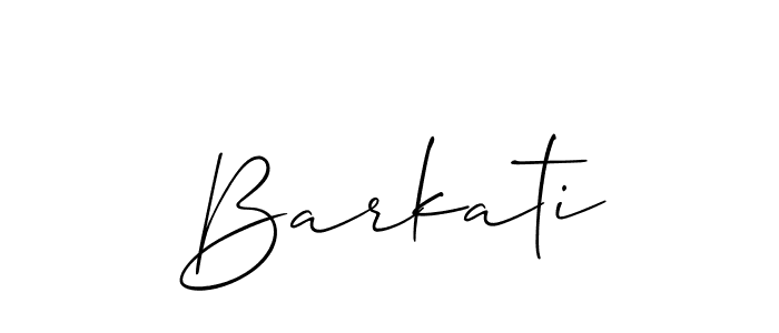 Best and Professional Signature Style for Barkati. Allison_Script Best Signature Style Collection. Barkati signature style 2 images and pictures png