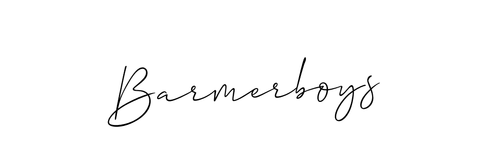 How to make Barmerboys signature? Allison_Script is a professional autograph style. Create handwritten signature for Barmerboys name. Barmerboys signature style 2 images and pictures png