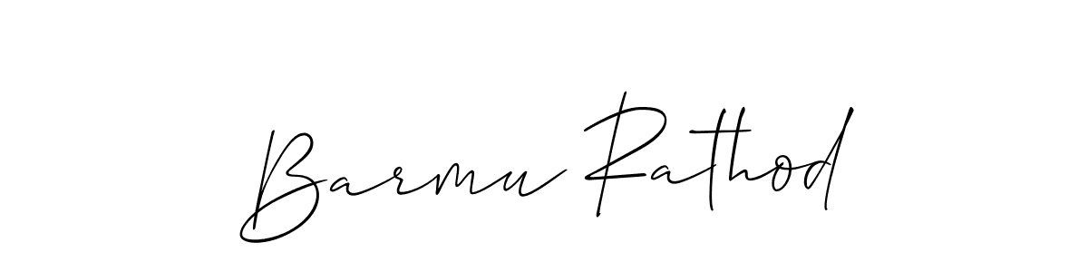 Best and Professional Signature Style for Barmu Rathod. Allison_Script Best Signature Style Collection. Barmu Rathod signature style 2 images and pictures png