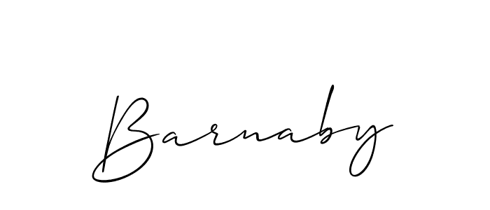 Also we have Barnaby name is the best signature style. Create professional handwritten signature collection using Allison_Script autograph style. Barnaby signature style 2 images and pictures png