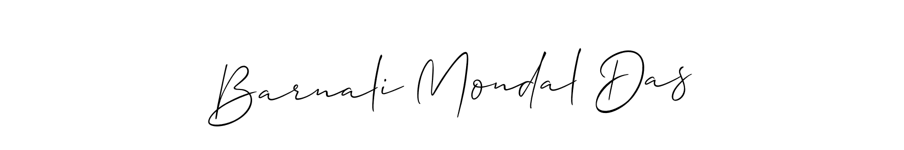 How to Draw Barnali Mondal Das signature style? Allison_Script is a latest design signature styles for name Barnali Mondal Das. Barnali Mondal Das signature style 2 images and pictures png