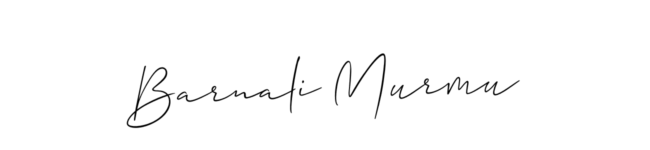 Similarly Allison_Script is the best handwritten signature design. Signature creator online .You can use it as an online autograph creator for name Barnali Murmu. Barnali Murmu signature style 2 images and pictures png