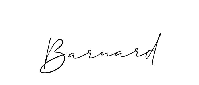 Create a beautiful signature design for name Barnard. With this signature (Allison_Script) fonts, you can make a handwritten signature for free. Barnard signature style 2 images and pictures png