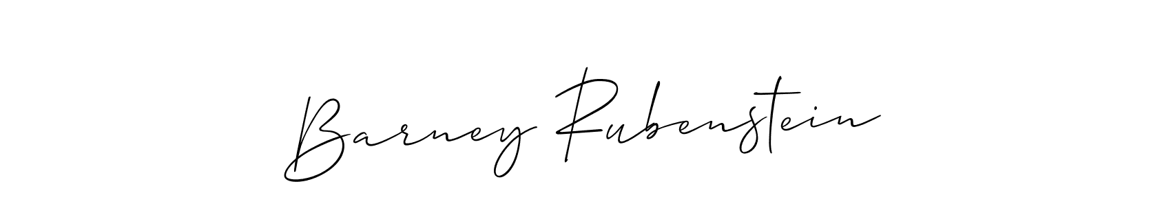 How to make Barney Rubenstein name signature. Use Allison_Script style for creating short signs online. This is the latest handwritten sign. Barney Rubenstein signature style 2 images and pictures png