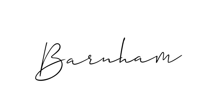 Best and Professional Signature Style for Barnham. Allison_Script Best Signature Style Collection. Barnham signature style 2 images and pictures png