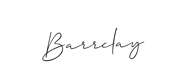 How to make Barrclay name signature. Use Allison_Script style for creating short signs online. This is the latest handwritten sign. Barrclay signature style 2 images and pictures png