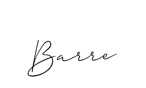 How to make Barre name signature. Use Allison_Script style for creating short signs online. This is the latest handwritten sign. Barre signature style 2 images and pictures png