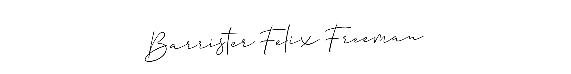 Make a beautiful signature design for name Barrister Felix Freeman. Use this online signature maker to create a handwritten signature for free. Barrister Felix Freeman signature style 2 images and pictures png