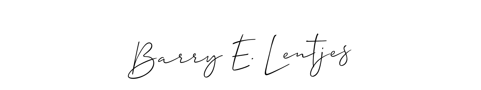 How to Draw Barry E. Lentjes signature style? Allison_Script is a latest design signature styles for name Barry E. Lentjes. Barry E. Lentjes signature style 2 images and pictures png