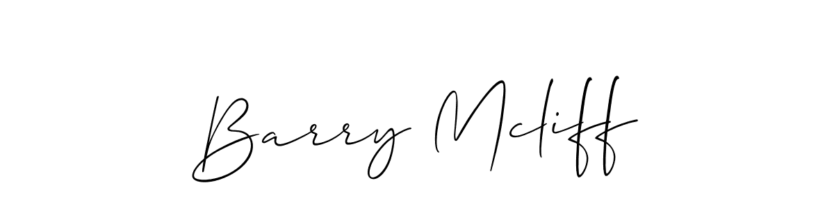 You should practise on your own different ways (Allison_Script) to write your name (Barry Mcliff) in signature. don't let someone else do it for you. Barry Mcliff signature style 2 images and pictures png