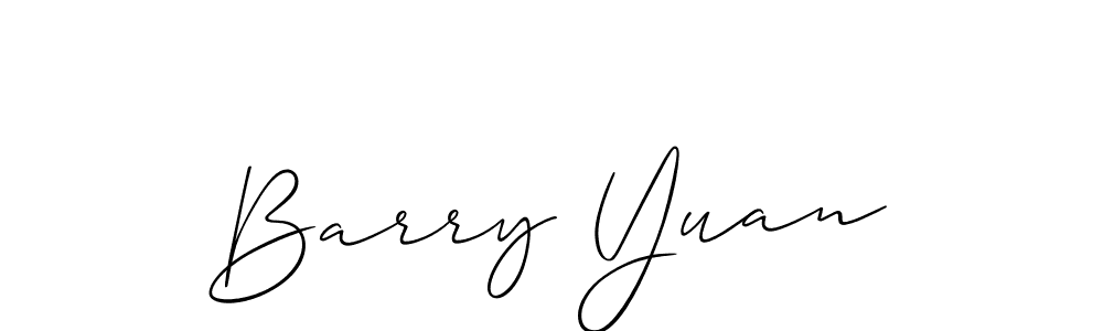 How to make Barry Yuan signature? Allison_Script is a professional autograph style. Create handwritten signature for Barry Yuan name. Barry Yuan signature style 2 images and pictures png